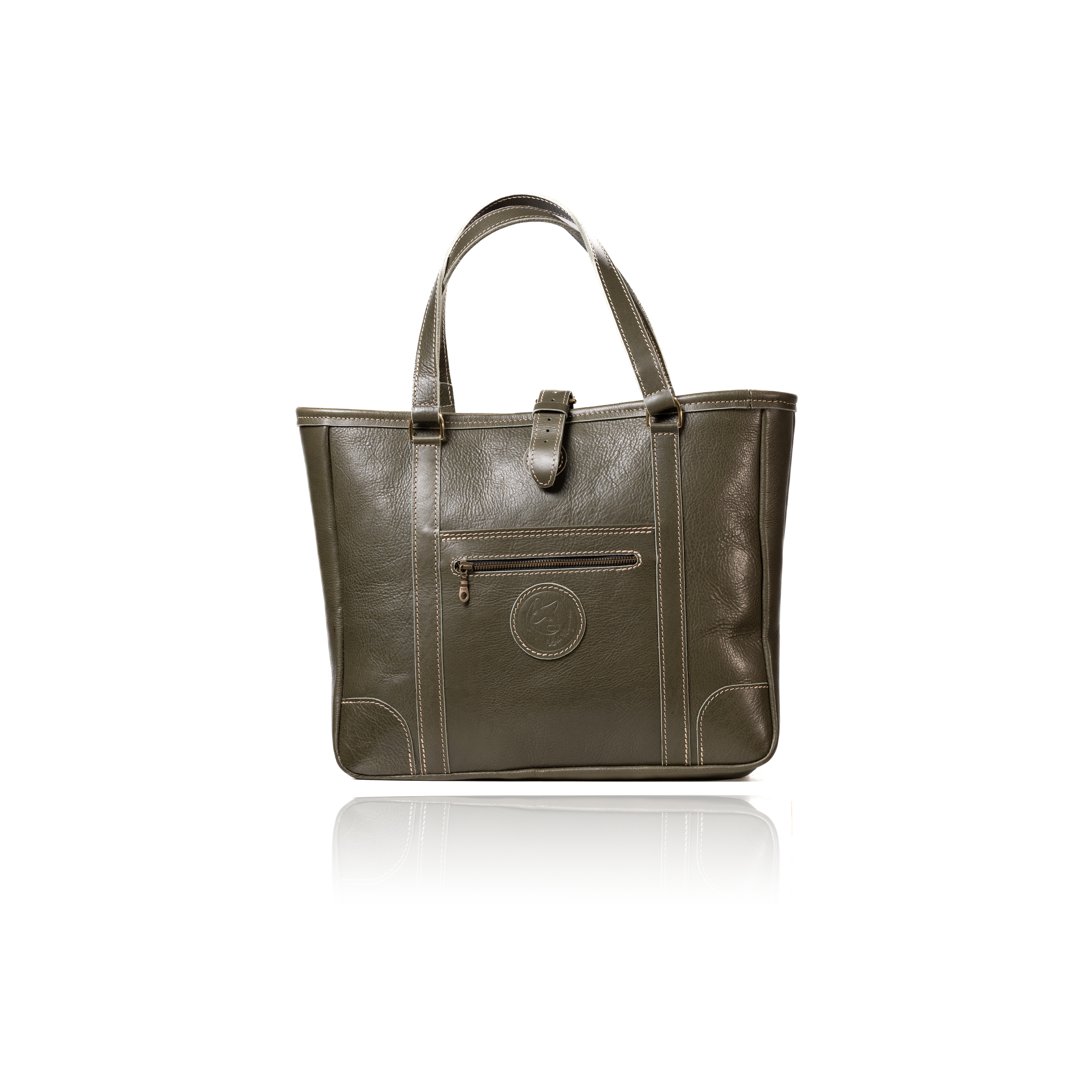The Jean Maxi Tote - Olive Green