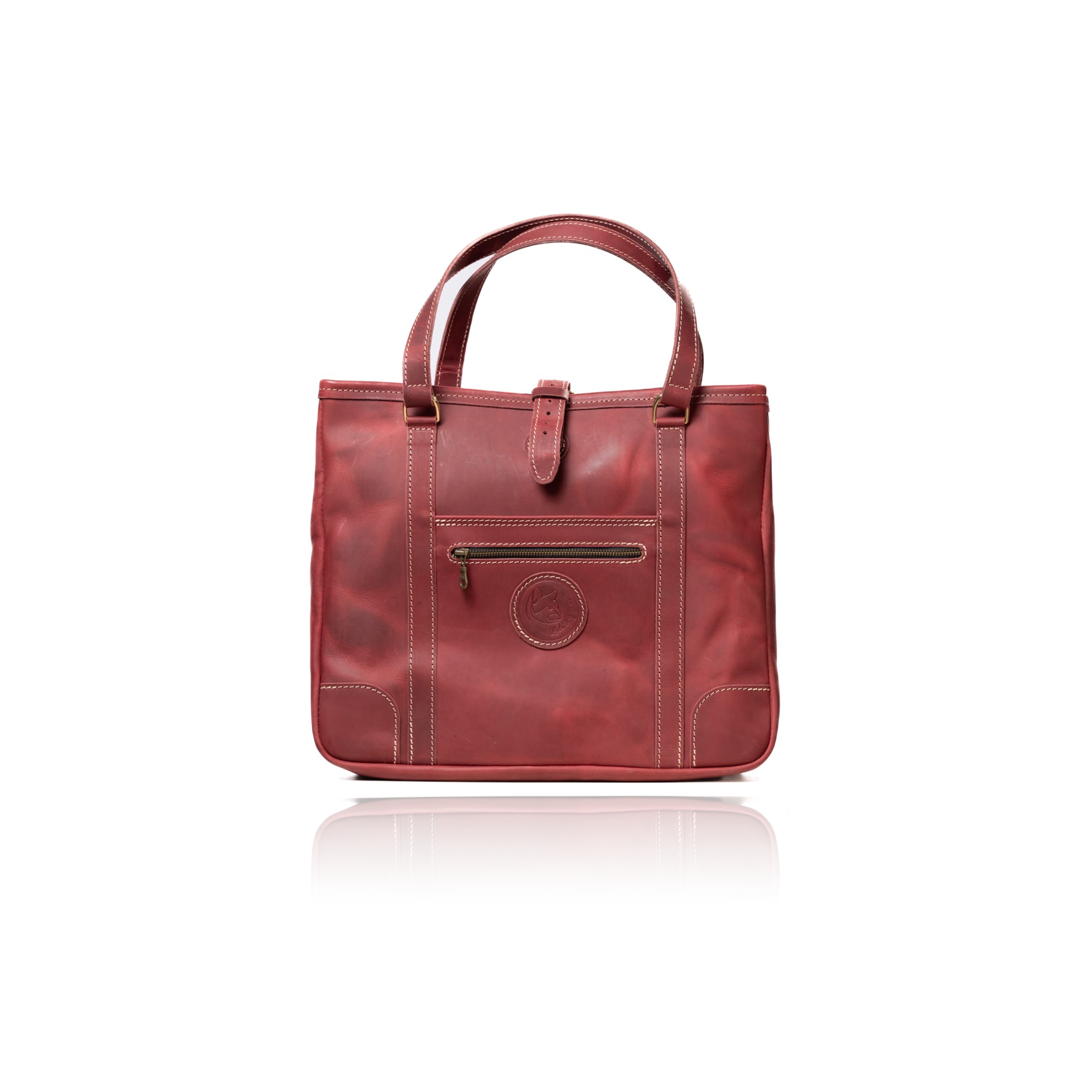 The Jean Maxi Tote - Burgundy